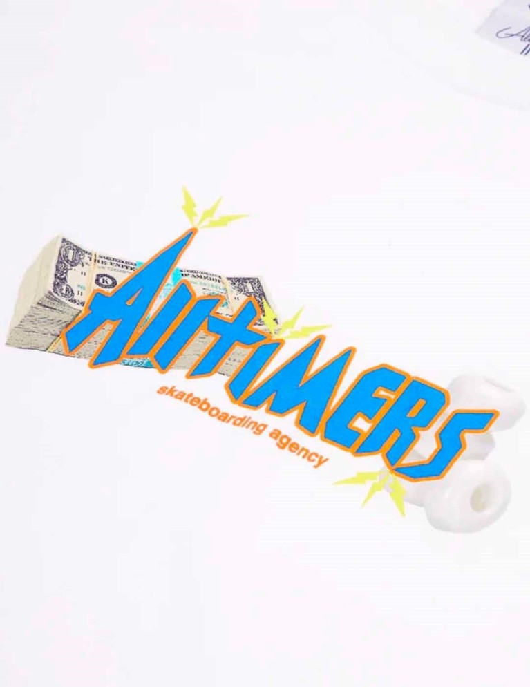 T-shirt ALLTIMERs agenzia t shirt bianco